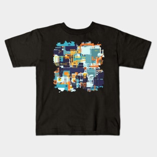 Tech Geek Abstract Pattern Kids T-Shirt